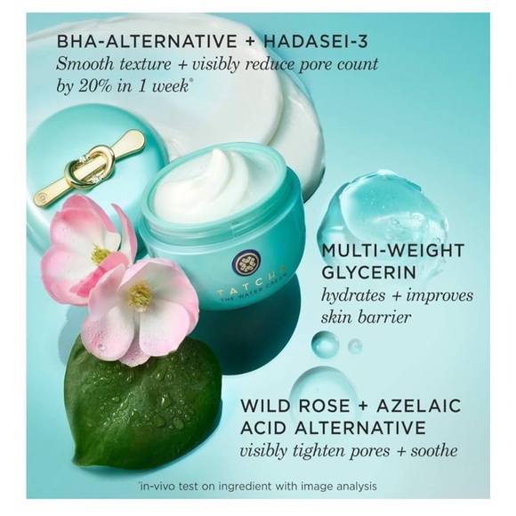 TATCHA The Water Cream | Cream Moisturizer for the face. 15ML - Picture 2 of 2